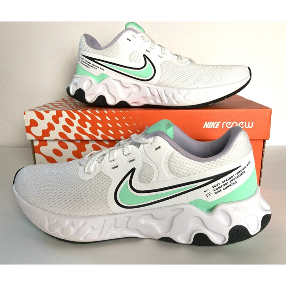 Nike Shoes - NIKE Renew Run 2 Running Shoes CU3508-107 White Green Glow Size 10 Women’s